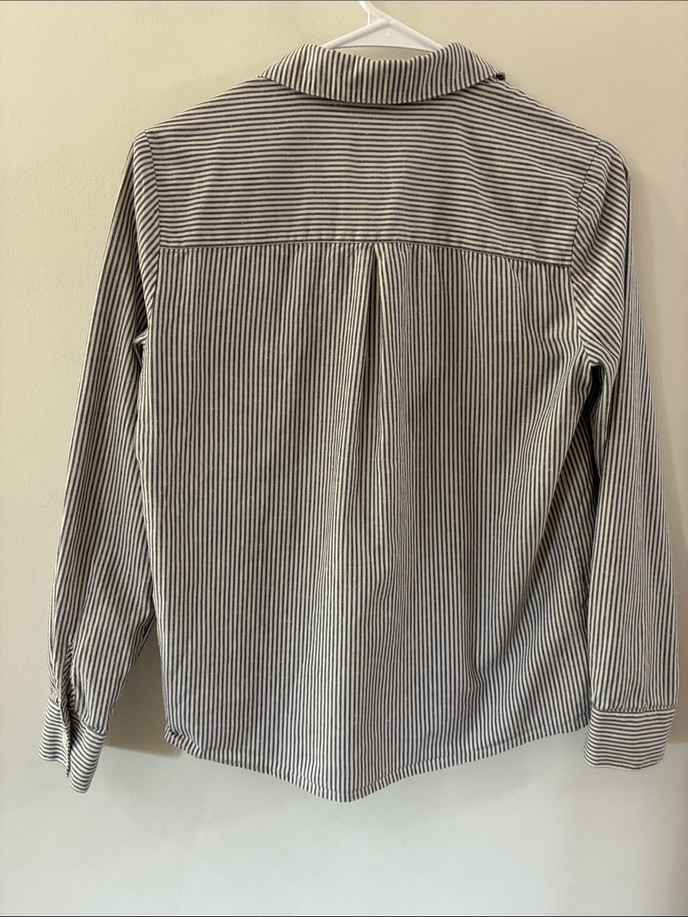 Sezane blue & White Striped Button-Up Shirt - size 34 ( us 2) - 100% cotton - Picture 5 of 5